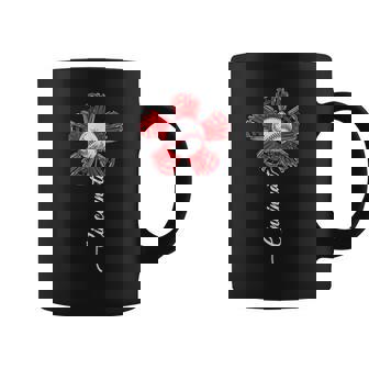 Cincinnati Baseball Flower Vintage Baseball Fans Baseball Funny Gifts Coffee Mug | Mazezy