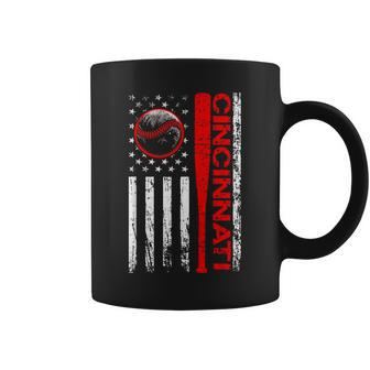 Cincinnati United States Patriotic American Flag 4Th Of July Coffee Mug - Seseable