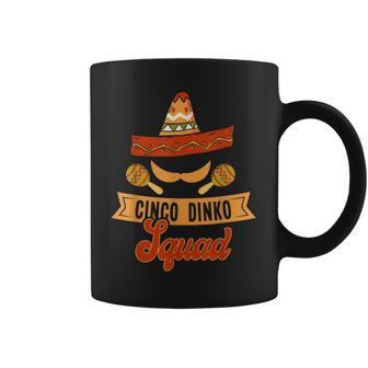 Cinco De Mayo Squad Mexican Sombrero Maracas Ukulele Coffee Mug | Mazezy