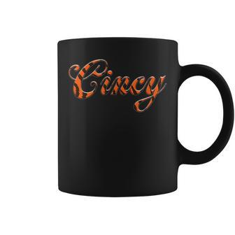 Cincy Bengal Stripes Coffee Mug | Mazezy