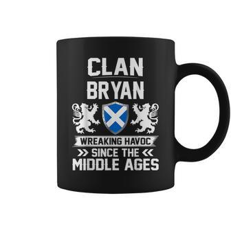 Clan Bryan Scottish Family Clan Scotland Wreaking Havoc T18 Coffee Mug | Mazezy