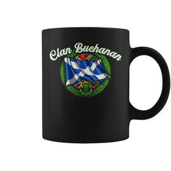 Clan Buchanan Tartan Scottish Last Name Scotland Flag Funny Last Name Designs Funny Gifts Coffee Mug | Mazezy