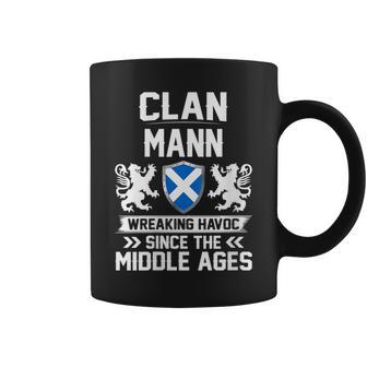 Clan Mann Scottish Family Clan Scotland Wreaking Havoc T18 Gift For Womens Coffee Mug | Mazezy
