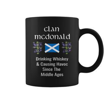 Clan Mcdonald Tartan Scottish Family Name Scotland Pride Gift For Womens Coffee Mug | Mazezy