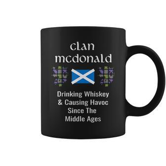 Clan Mcdonald Tartan Scottish Family Name Scotland Pride Pride Month Funny Designs Funny Gifts Coffee Mug | Mazezy