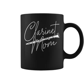 Clarinet Mom Clarinetist Marching Band Player Music Lover Coffee Mug - Monsterry AU
