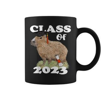 Class Of 2023 Graduation Capybara Animal Senior 2023 Coffee Mug | Mazezy