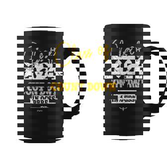 Class Of 2024 Count Down Funny Grad 2022 First Day Junior Coffee Mug | Mazezy