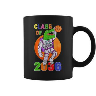 Class Of 2036 Grow With Me Astronaut Dinosaur Trex Space Dinosaur Funny Gifts Coffee Mug | Mazezy