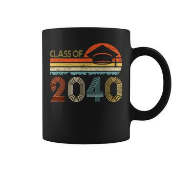 Class Of 2040 Grow With Me Pre-K Graduate Vintage Retro Coffee Mug | Mazezy DE