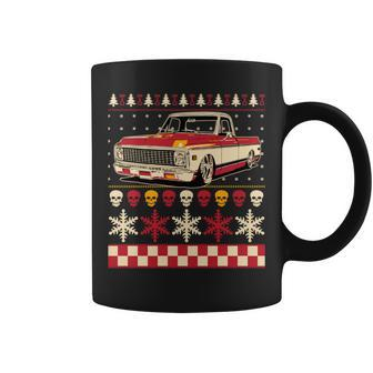 Classic Antique Pickup Truck Vintage Ugly Sweater Coffee Mug | Mazezy