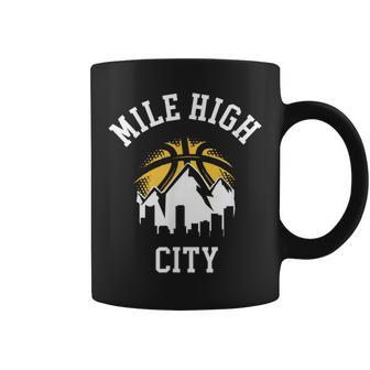 Classic Denver Colorado Mile - High Denver City Coffee Mug - Seseable