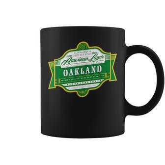 Classic Oakland Beer Label - Oakland Pride Coffee Mug | Mazezy