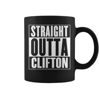 Clifton Straight Outta Clifton Coffee Mug | Mazezy
