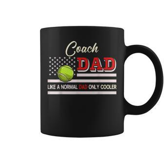 Coach Dad Normal Dad Only Cooler Costume Tennis Player Coffee Mug
