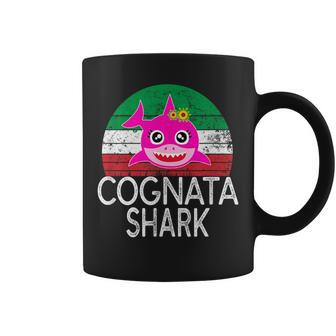 Cognata Shark Italian Sister In Law Funny Coffee Mug | Mazezy