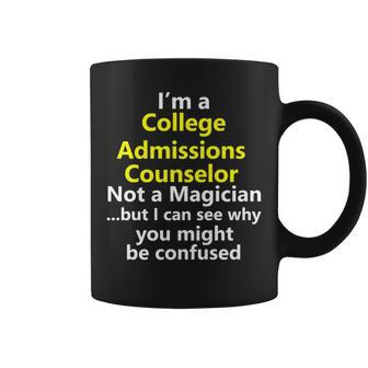 College Admissions Counselor Recruiter Job Career Officer Coffee Mug | Mazezy
