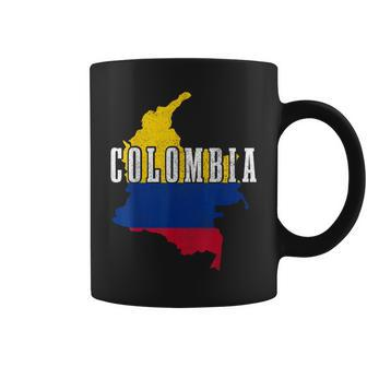 Colombia Map Pride Colombian Flag Coffee Mug - Monsterry UK