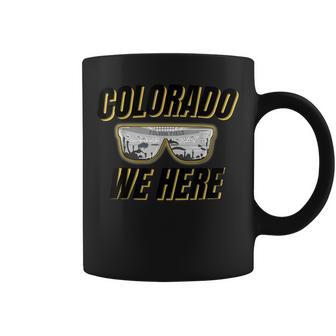 Colorado We Here Sunglasses Coffee Mug - Seseable