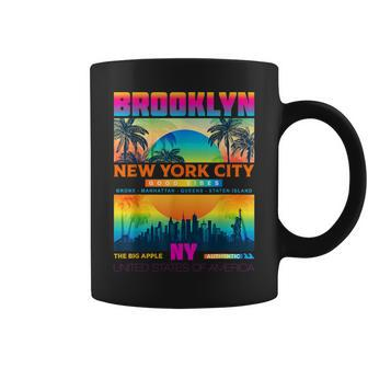 Colorful Brooklyn New York City T Urban New York City Coffee Mug | Mazezy