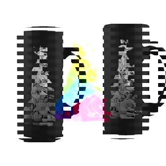 Colorful Lgbt Pride Italian Greyhound Dog Pile Coffee Mug | Mazezy