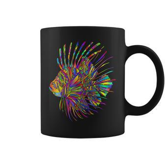 Colorful Lionfish Lion Fish Coffee Mug | Mazezy