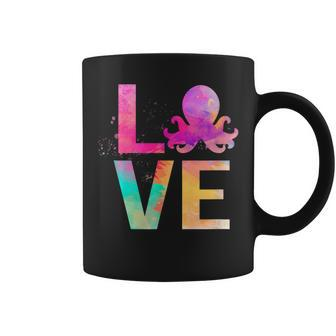 Colorful Octopus Mom Octopus Coffee Mug | Mazezy