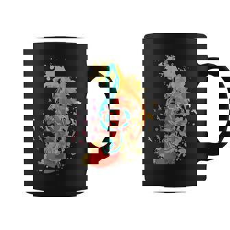 Colorful Treble Clef Music Theory Musician Teacher Birds Coffee Mug - Seseable
