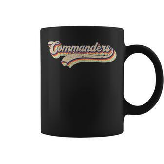Commanders Name Retro Vintage Apparel Commanders Lover Coffee Mug