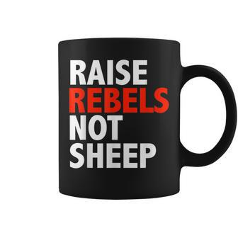 Conscious Raise Rebels Not Sheep Free Thinking Parenting Gifts For Sheep Lovers Funny Gifts Coffee Mug | Mazezy
