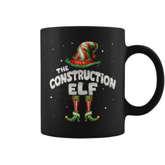 The Construction Elf Family Matching Group Christmas Party Coffee Mug | Mazezy AU