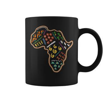 Continent Of Africa Colorful Doodle Design Coffee Mug | Mazezy