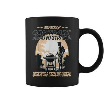 Contract Administrator Bbq Chef Or Grill Fun Coffee Mug | Mazezy