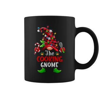 Cooking Gnome Christmas Buffalo Plaid Family Gnomes Matching Coffee Mug - Thegiftio UK