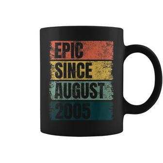 Cool 15Th Birthday 15 Years Old Epic Since August 2005 Coffee Mug | Mazezy
