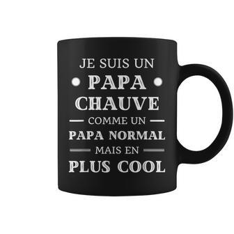 Cool Bald Dad Humour Bald Man Funny Gift For Mens Gift For Women Coffee Mug | Mazezy