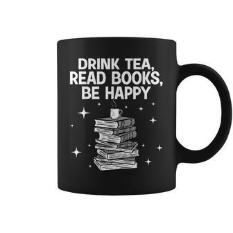 Cool Books For Men Women Tea Book Lovers Reading Bookworm Reading Funny Designs Funny Gifts Coffee Mug | Mazezy