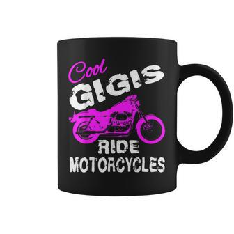 Cool Grandma Nana Gigi Rides Motorcycle Coffee Mug | Mazezy