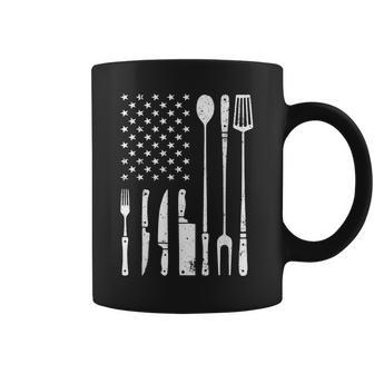 Cool Grilling For Us Flag Bbq Barbeque Smoker Coffee Mug - Monsterry