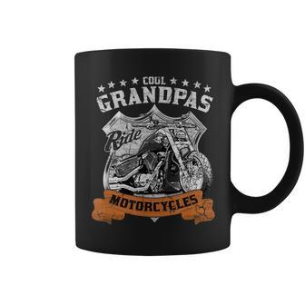 Cool Motorcycle Gift Idea Grandpa Gift For Mens Coffee Mug | Mazezy