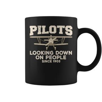 Cool Pilot For Men Women Aircraft Pilot Airplane Flying Coffee Mug | Mazezy