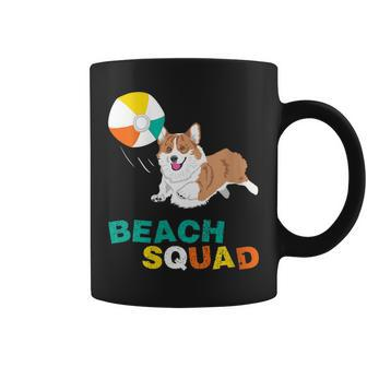 Corgi Beach Squad Gift For Corgi Lovers Funny Saying Coffee Mug | Mazezy
