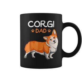 Corgi Dad Dog Father Funny Men Fathers Day Coffee Mug | Mazezy