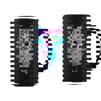 Corgi Dog With Sunglasses Vintage Retro Vaporwave Beach Vibe Coffee Mug | Mazezy