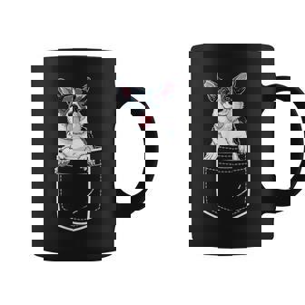 Corgi In Your Front Pocket Funny Dog Lover Men Women Gifts Coffee Mug | Mazezy