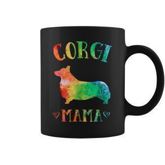 Corgi Mama Colorful Mothers Day Mommy Women Outfit Coffee Mug | Mazezy