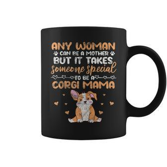 Corgi Mama Dog Mom Mother Mothers Day Kawaii Distressed Coffee Mug | Mazezy