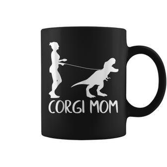 Corgi Mom Dog Dinosaur Mothers Day Corgi Mama Coffee Mug | Mazezy