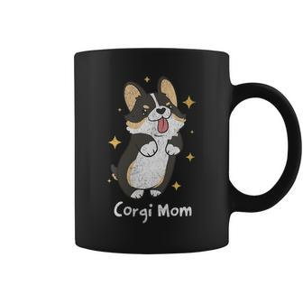 Corgi Mom Dog Owner Mothers Day Cute Kawaii Corgi Retro Coffee Mug | Mazezy