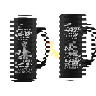 Corgi Sleeping On Me Coffee Mug | Mazezy